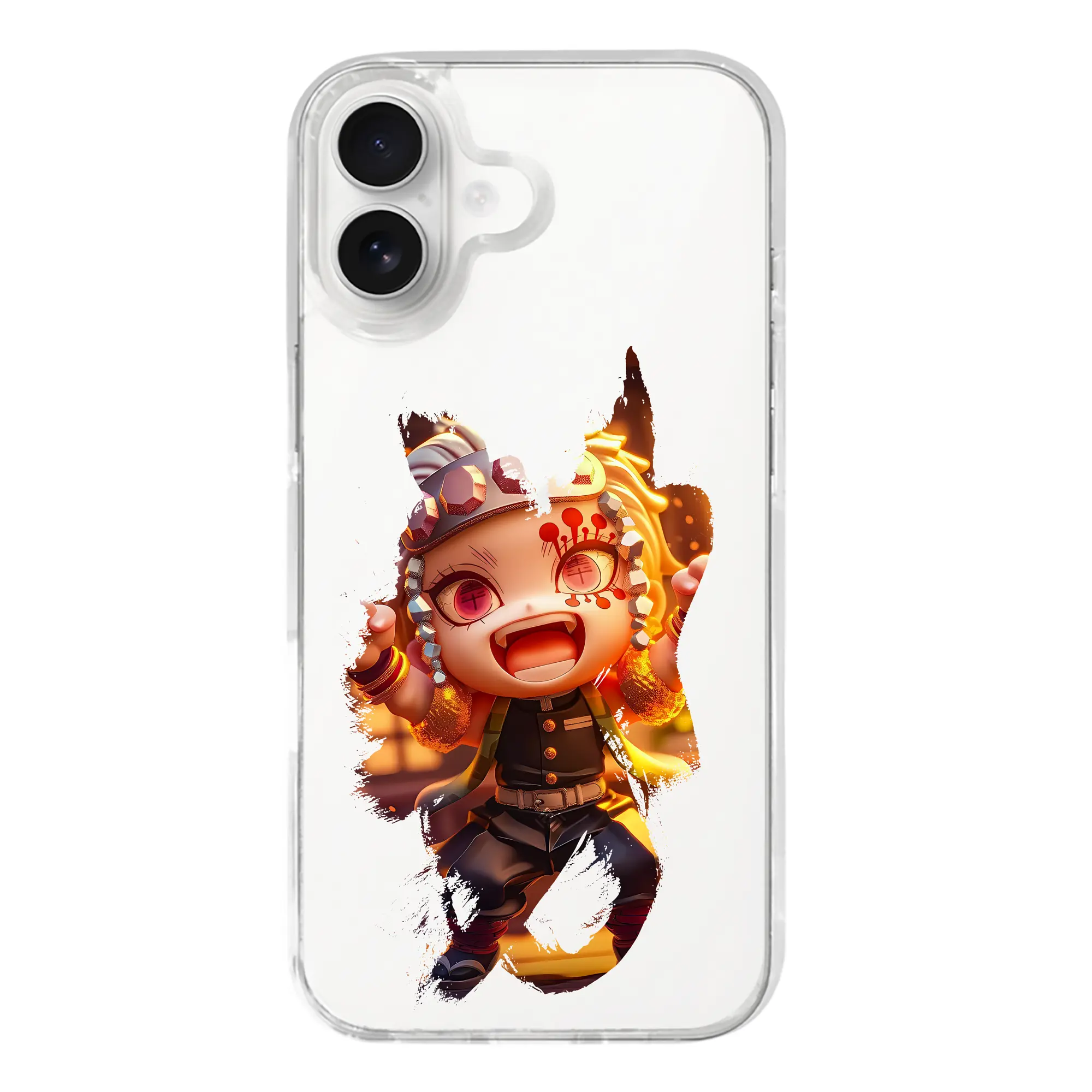 鬼滅の刃 グッズ,宇髄 天元 - iPhone 17シリーズ 透明スマホケース – 薄型・耐衝撃・精密フィット保護カバー